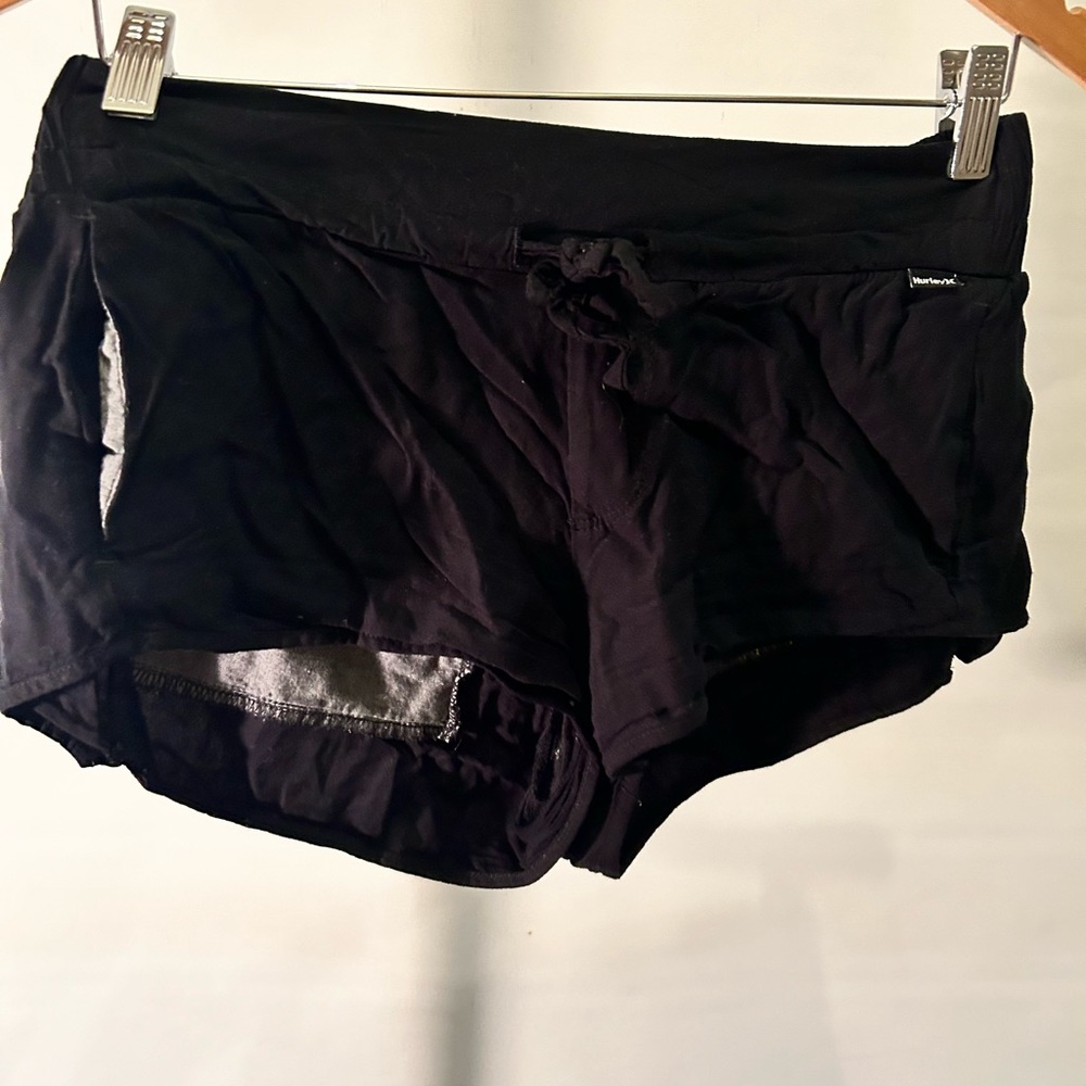 Black short shorts